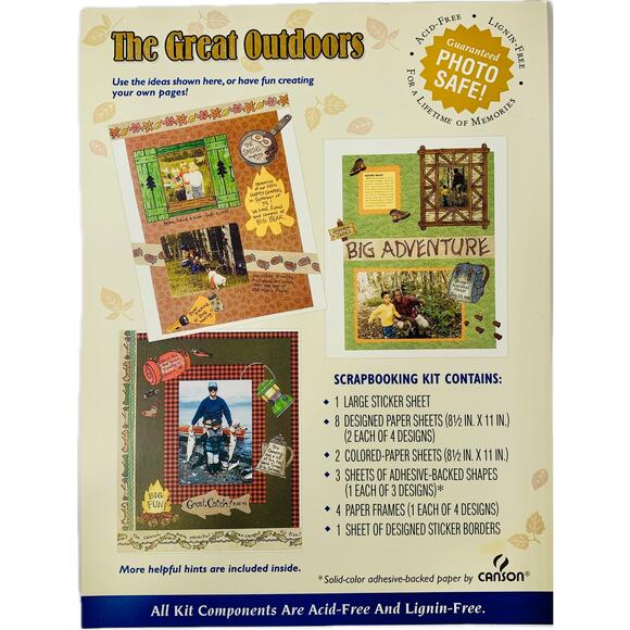 Hallmark Scrapbooking Kits Outdoor Vacation Trip  Spotlight Lot of 4 - Picture 3 of 16